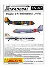 Xtra Decals 1/72 DOUGLAS C-47 DAKOTA in International Liveries