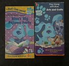 Vintage Blues Clues VHS Lot Of 2 Classic Clues Play Along Interactive Movies