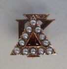 USA FRATERNITY PIN DELTA KAPPA GAMMA. MADE IN GOLD. 89. NAMED. MARKED. 1827