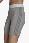 New Women Adidas HA1775 MUST HAVES 3-STRIPES SHORT TIGHTS Multisport - Size S