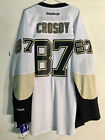 Reebok Premier NHL Jersey Pittsburgh Penguins Sydney Crosby White sz 4X