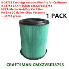 filter fits for Craftsman38753 HEPA Media Wet/Dry Vac Filter  for 5 to 20 Gallon