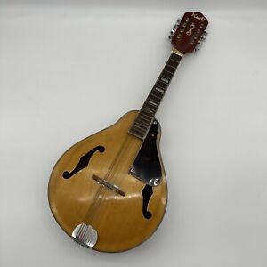 VINTAGE Kent Mandolin 8-String Brown Red A-Style Right Hand Solid Wood Acoustic