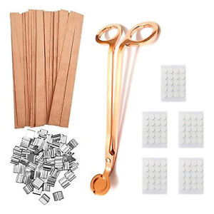 Wood Wicks For Candles 106pcs Wood Wick Candle Making Kit With Smokeless Wick