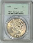 New Listing1926  PCGS  MS63  Peace Dollar  *  OGH  *  Better Date  *  #9201328