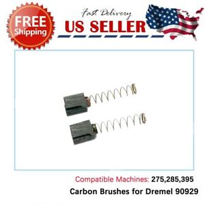 1 pair DREMEL CARBON MOTOR BRUSHES 90929 For ROTARY TOOLS 395 type 1&2 Only