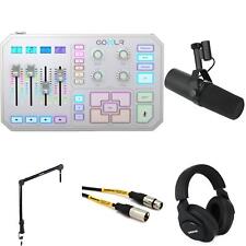 TC-Helicon GoXLR 4-channel USB Streaming Mixer and Shure SM7B Broadcast Bundle