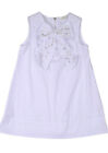 Miss Grant Girls White Embellished Bow Dress Size 8