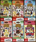 Nintendo Animal Crossing Amiibo Cards Series 1 + 2 + 3 + 4 + 5 + Sanrio Lot of 6