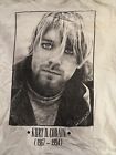 Vintage 90s Kurt Cobain 1994 Memorial t-shirt (original Owner) Size Large