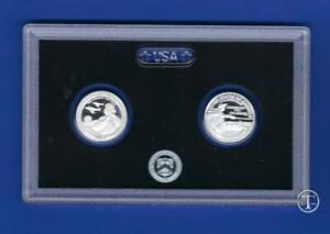 2021 S Silver Proof Quarter Set- 2 Coins- No Box/COA