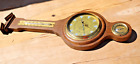 Scholz Barometer Banjo-Shaped Barometer & Thermometer Made in Germany