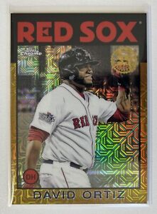 New Listing2021 Topps Series 1 DAVID ORTIZ 1986 CHROME (SILVER PACK) GOLD #16/50 REDSOX