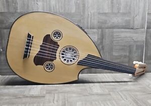 Turkish Professional Half Cut Electric Oud Instrument AOH-302G
