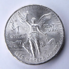 1982 Mo 1 Onza Mexico Libertad Plata Pura 1 oz .999 Fine Silver Coin