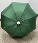 New Leighton Caddy Cover Green 100% Nylon Manual Open Umbrella, 32” W/Cover