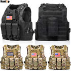 HUNTVP Military Tactical Vest Plate Carrier for Airsoft Combat Assault US Army