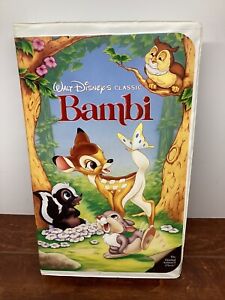 Bambi VHS Walt Disney Classic Black Diamond Edition