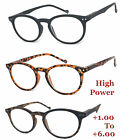 Flattering Round Reading Glasses Readers (NOT Bifocal) Power Fr 1.00 To + 6.00