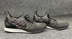 Nike Zoom Mariah Flyknit Racer Running Shoes - Men's Size 9 - Black White