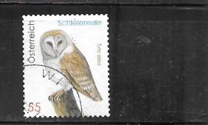AUSTRIA SC#2201 2009 55c OWL BIRD MODERN DEFINITIVE XF USED STAMP