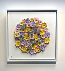 Keren Kopal Hand Flowers & Butterflies Wall Art & Austrian crystals EDITION 1/1