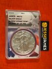2022 $1 AMERICAN SILVER EAGLE ANACS MS70 FIRST STRIKE LABEL