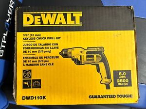 DEWALT DWD110K 3/8 inch Variable Speed Reversible Grip Drill Only