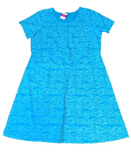 FRESH PRODUCE 3X BLUE FIN Seashore $75 SADIE Jersey Cotton Dress NWT New 3X