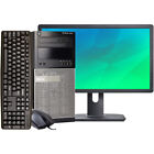 Dell Desktop Computer Tower Up To 16GB RAM 1TB HDD/SSD 22in LCD Windows 10 Pro