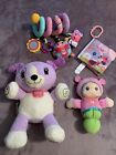 Very Clean!! Girl Baby Toy Lot- Gloworm, My Pal Violet, Disney Book, Infantino