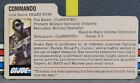 Vintage Hasbro GI Joe ARAH 1983 V1.5 Snake Eyes File Card  NM!  High Grade!