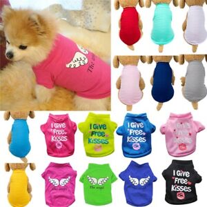 Various Pet Puppy Small Dog Cat Pet Clothes Dress Vest T Shirt Apparel Clothes‹