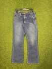 Levis 527 Jeans Mens Original Bootcut Western Mid Rise Medium Wash Size 34x32