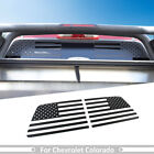2x US Flag Pickup Trucks Rear Window Glass Decal Stickers for Chevy Colorado 14+