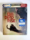 Evil Dead Rise Steelbook: 4K, Blu Ray, Digital Sealed New Mint US Ships in Box