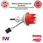 MSD Pro-Billet EFI Dual Sync Distributor, Red For Chrysler 273, 318, 340, 360 V8