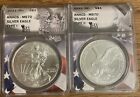 New Listing2021-W American Silver Eagle Type 1 & Type 2 Anacs MS70- Key Date