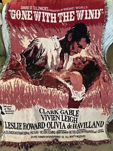 Gone With the Wind Tapestry Throw Blanket
