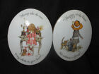 VINTAGE 1975 HOLLY HOBBIE  WALL PAQUE LOT OF 2   (HH9).