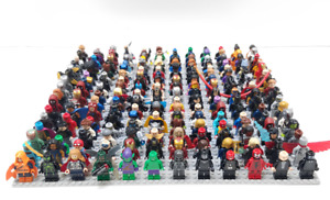 Lego Super Heroes Minifigures Marvel Spriderman Hulk Avengers Random Lot of 10