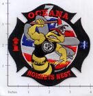Virginia - Virginia Beach Navy Air Station 7 VA Fire Dept Patch Oceana Hornets