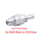 -8AN 8AN Male Flare Bulkhead To 3/8 Hose Barb Fuel Tank Fitting 8AN New