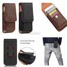 PU Leather Mobile Phone Covers Case holder Pouch Flip Belt Clip for Smart Phone