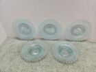 Westmoreland English Hobnail Turquoise Bread & Butter Plates 5.5