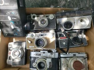 Lot of  Vintage Cameras - Various Brands - Untested. Vintage Photography