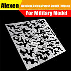1/35 Military Model Tropical Shrubs Woodland Camouflage Spray Stencil Template