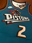 AUTHENTIC NEW Nike Detroit Pistons Cade Cunningham Teal Throwback Jersey MENS