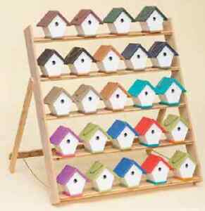 WREN BIRD HOUSE - Amish Handmade Weatherproof Poly Hanger - 17 Color Choices USA