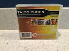 Taiyo Yuden 25 discs 52x compatible CD-R Silver Lacquer Printable discs Unused.